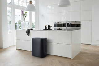 Brabantia Bo Pedal Bin 60 Litres Noir Mat