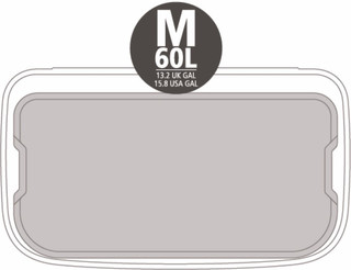 Brabantia Bo Touch Bin 60 Litres Platine