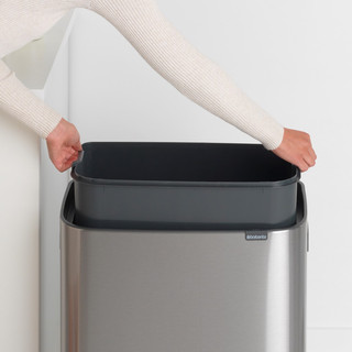 Brabantia Bo Touch Bin 60L Stainless Steel Fingerprint-Proof