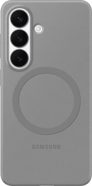 Samsung Galaxy S26 Plus Silicone Back Cover avec Aimant Gris