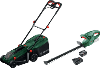 Bosch Rotak 18V-32 + Bosch EasyHedgeCut 18-45 Li + Bosch Starterset 18V 4,0 Ah
