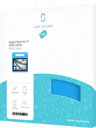 Just in Case iPad Air 11 inches (2026/2025/2024) Kids Cover Blue
