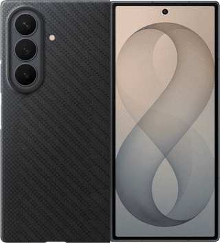 Samsung Galaxy Z Fold 8 Ultra Carbon Back Cover with Magnet Black