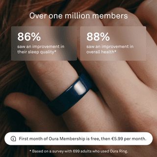 Oura Ring 4 Ceramic Size 8 Cloud