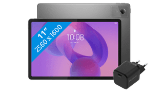 Lenovo Idea Tab 11 Pouces 256 Go Wifi Gris avec Stylet + BlueBuilt Chargeur