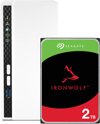 QNAP TS-233 + Seagate IronWolf 2 To