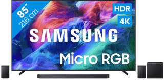 Samsung Micro RGB 85" R85H (2026) + Samsung HW-Q930H (2026)