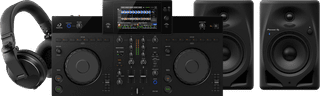 Alpha Theta XDJ-AN + Pioneer DJ DM-50D-BT Zwart + Pioneer DJ HDJ-X5
