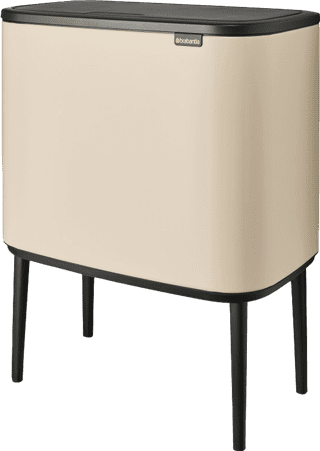 Brabantia Bo Touch Bin Poubelle 3 x 11 Litres Soft Beige