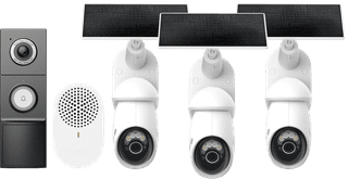 TP-Link Tapo C660 Solar Kit 3-Pack + D235 Smart Battery & Wired Doorbell