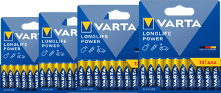 Varta Longlife Power AAA Lot de 40 Pièces