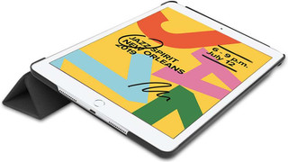 Just in Case Smart Tri-Fold Apple iPad (2019)/(2020) Book Case Noir