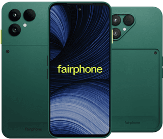 Fairphone 6+ 256GB Groen 5G + Fairphone Back Cover Groen