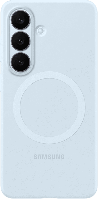 Samsung Galaxy S26 Plus Silicone Back Cover avec Aimant Bleu