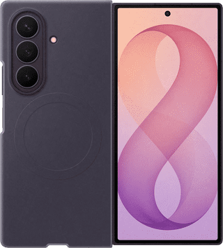 Samsung Galaxy Z Fold 8 Ultra Silicone Back Cover with Magnet Purple