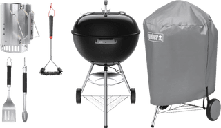 Weber Original Kettle 57 cm Noir Kit de Démarrage