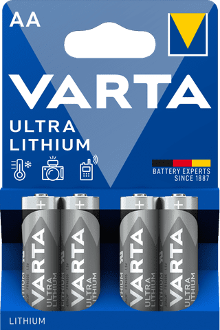 Varta Ultra Lithium AA Blister 4 stuks