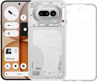 Nothing Phone (4a) 256 Go Blanc 5G + BlueBuilt Back Cover Transparent