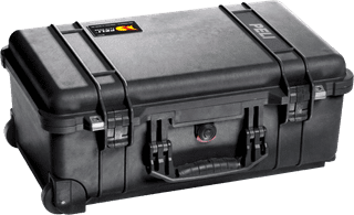 Peli 1510 Protector Case Zwart Trolley met plukschuim
