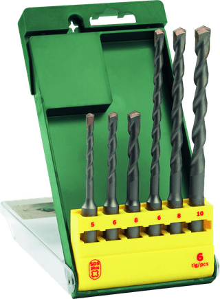 Bosch Set SDS-plus S6 Concrete Drill Bits 6-piece