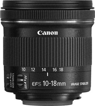 Canon EF-S 10-18 mm f/4.5-5.6 IS STM