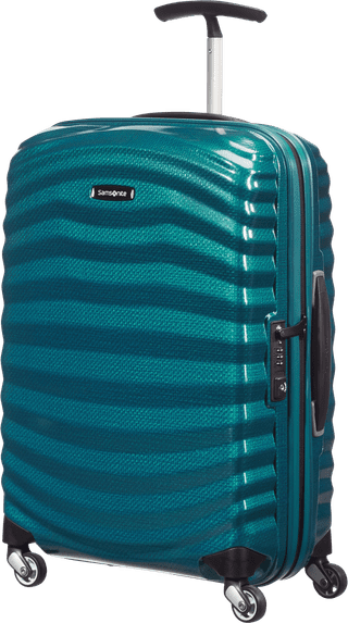 Samsonite Lite-Shock Valise à 4 Roulettes 55 cm Petrol Blue