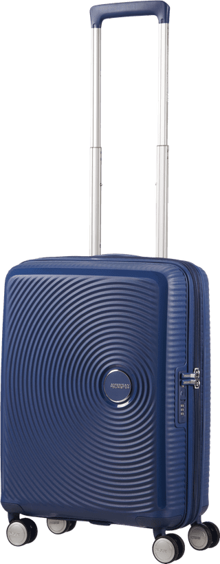 American Tourister Soundbox Valise à 4 Roulettes Extensible 55 cm Midnight Navy