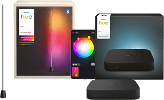 Philips Hue Play Lampe de Table + HDMI Sync Box 4K