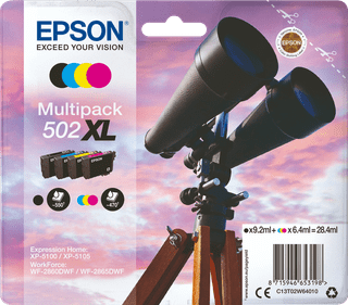 Epson 502XL Cartridges Combo Pack