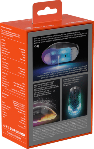 SteelSeries Aerox 3 Gen 2 Draadloze Gaming Muis Shadow