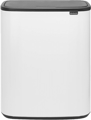 Brabantia Bo Touch Bin 2x 30L White