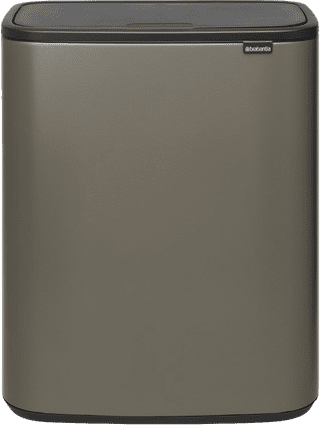 Brabantia Bo Touch Bin 2 x 30 Liter Platinum