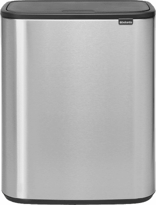 Brabantia Bo Touch Bin 60L Stainless Steel Fingerprint-Proof