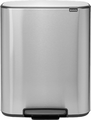 Brabantia Bo Pedal Bin 60 Liter Rvs Fingerprint Proof