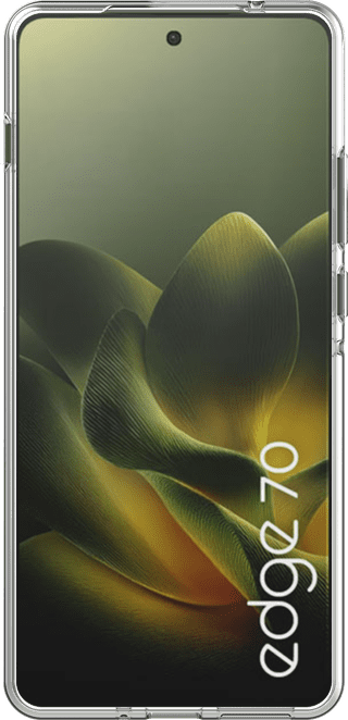 Just in Case Soft Design Motorola Edge 70 Back Cover Transparent