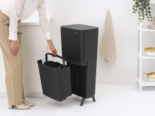 Brabantia SortUp Recycle Hi afvalemmer 25+10+10L Grijs