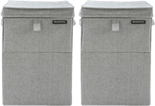 Brabantia Wasboxen Grey Duo Pack
