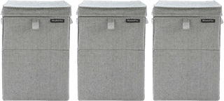 Brabantia Wasboxen Grey Triple Pack