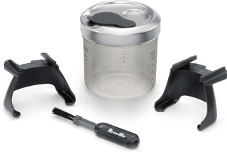 Sage the Bambino Plus Stainless Steel + Coffee Grinder