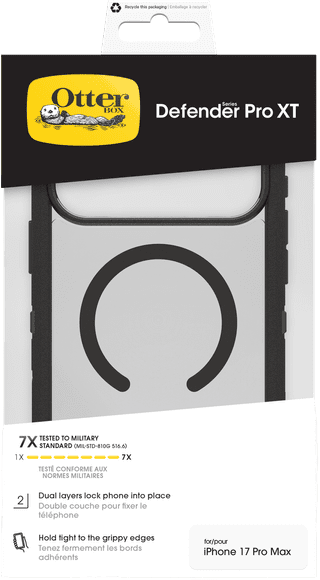 Otterbox Defender iPhone 18 Pro Max / 17 Pro Max Full Body Case met MagSafe Transparant