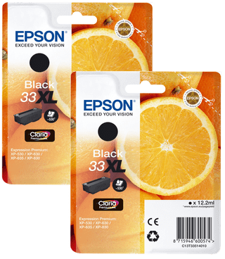 Epson 33XL Cartridge Black Duo Pack