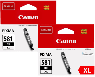Canon CLI-581XL Cartouches Noir Lot de 2