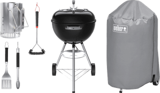 Weber Original Kettle 47 cm Noir Kit de Démarrage