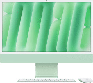Apple iMac M6 (10 CPU / 10 GPU) 16GB/256GB Groen AZERTY