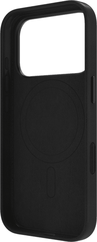BlueBuilt MagSafe Coque iPhone 18 Pro Cuir Noir + Porte-carte Cuir Noir