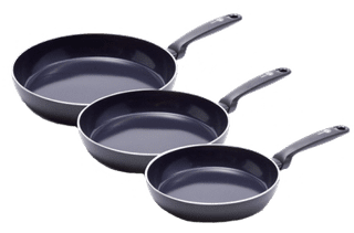 GreenPan Torino Frying Pan Set 3-piece