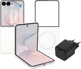 Samsung Galaxy Z Flip 8 256 Go Blanc 5G + Pack d'Accessoires