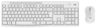 Logitech MK295 Draadloze Toetsenbord en Muis Wit FR AZERTY