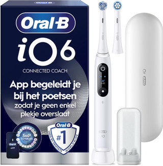 Oral-B iO Series 6N White + Extra iO Gentle Care Brush Attachment