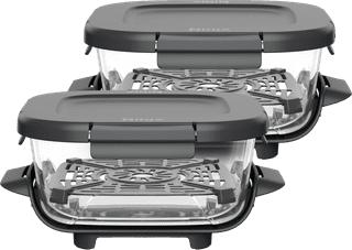 Ninja CRISPi TempWare Glazen Schaal - Set van 2 (1,4 L)